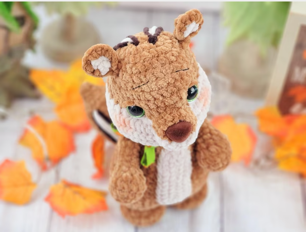 Christopher the Chipmunk Crochet Pattern